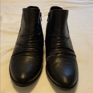 Size 8 1/2 leather ankle booties